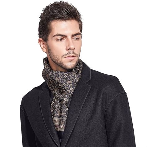 Silk and Cashmere Scarves for Men 